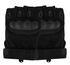 Тактические Перчатки Tactical Gloves PRO беспалые рукавицы черные размер M - изображение 2