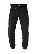 Утеплені тактичні штани на флісі modern XS black - зображення 4