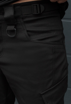 Утеплені тактичні штани на флісі modern XL black - зображення 8