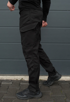 Утеплені тактичні штани на флісі modern XXL black - зображення 3