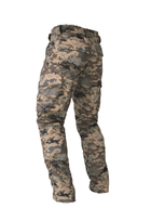 Утеплённые тактические штаны на флисе waterproof M pixel - изображение 6