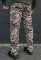 Утеплені тактичні штани на флісі waterproof M pixel - зображення 7