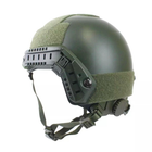 Боковые направляющие рельсы ARC на шлем, каску FAST, TOR-D (Фаст, ТОР-Д), Green (12477) - изображение 4