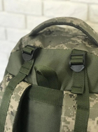 Рюкзак тактичний ЗСУ 65л, рюкзак військовий піксель, тактичний рюкзак ЗСУ, військовий рюкзак 65 літрів - зображення 4