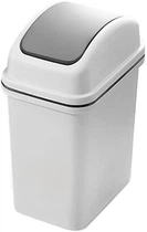 Відро для сміття MBM HOME з кришкою BIN-12 6 л Сіре (BIN-12 6L GRAY)