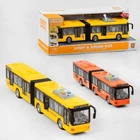 Игрушечный Автобус WY 913 AB, свет, звук, инерция/Желтый, оранжевый