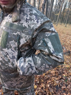 Куртка бушлат тактична піксель на флісі TS20570111 46 - зображення 6