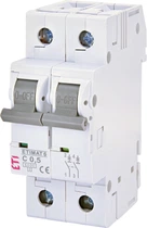 Автоматический выключатель 2p 0,5A 6kA "C" [2143501] ETIMAT 6 ETI