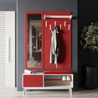 Прихожая Fenster Брюссель Белый/Красный