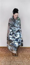 Спасательное термо одеяло Showtime 1585 140 x 210 см Серебристое - зображення 3