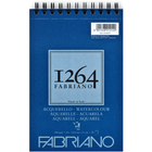 Альбом для акварелі Fabriano 1264 А5 300 г/м² на спіралі 20 аркушів 25% бавовни (8001348212140)