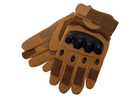 Тактические перчатки T-Gloves койот размер L (полнопалые военные с закрытыми пальцами осень-зима для военных ВСУ) EFTGBR11 - изображение 5