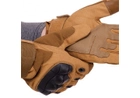 Тактические перчатки T-Gloves койот размер XL (полнопалые военные с закрытыми пальцами осень-зима для военных ВСУ) EFTGBR11 - изображение 3