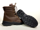 Берцы зимние с мембранным утеплителем, обувь для военных KROK BЗ3, 45 размер, коричневые, 01.45 - изображение 4