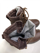 Берцы зимние с мембранным утеплителем, обувь для военных KROK BЗ3, 45 размер, коричневые, 01.45 - изображение 6