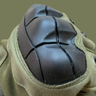 Перчатки тактические с полупальцами Хаки - изображение 6
