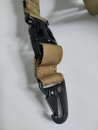 Одноточечный ремень с застежкой Fastex для быстрого сброса (койот) (00021) - изображение 3