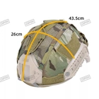 Кавер IDOGEAR для тактичного шолома з чохлом для батареї NVG, Multicam - зображення 6
