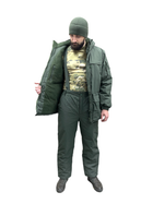 Тактичні зимові штани ЗСУ Хакі з підтяжками розмір 60-62 зріст 179-191 - зображення 6