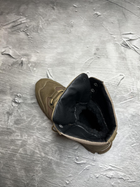 Тактичні чоловічі зручні короткі зимові черевики койот з тризубом розмір 40 - зображення 3