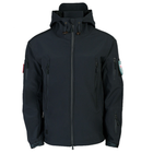 Куртка тактическая Tactical Pro непромокаемая мужская Soft Shell XXL Черная (359728104) - изображение 3
