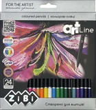 Олівці кольорові ZiBi Art Line круглі 24 кольори (ZB.2434)