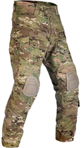 Тактичні бойові військові штани ЗСУ мультикам з кількома кишенями, камуфляжні з наколінниками, Multicam р.3XL (9969454) - зображення 3