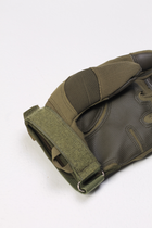 Перчатки тактические с пальцами и карбоновыми вставками M Олива - изображение 5