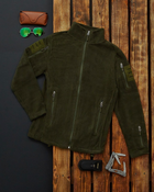 Военная тактическая флисовая кофта DEXT Tactic Хаки с карманами и местом под шевроны теплая кофта ВСУ S - изображение 1