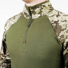 Военная тактическая мужская рубашка пиксель 50/6 КОЗАК Убакс с длинным рукавом - изображение 1