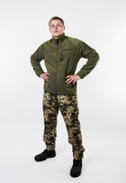 Флисовая куртка Козак 48 размер уставная теплая тактическая олива - изображение 2