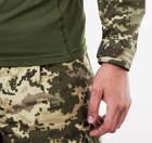 Военная тактическая мужская рубашка пиксель 50/6 КОЗАК Убакс с длинным рукавом - изображение 3