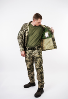 Пиксельная Военная Форма ВСУ Козак (ММ-14) 48 размер рип-стоп саржа хлопок штаны + куртка - изображение 3