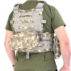 Жилет тактический военный плитоноска / разгрузка Tactical Vest A64 Molle пиксель камуфляж - изображение 4