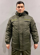 Тактическая зимняя курточка НГУ хаки. Зимний бушлат олива непромокаемый Размер 46 - изображение 5