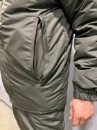 Тактическая зимняя курточка НГУ хаки. Зимний бушлат олива непромокаемый Размер 54 - изображение 9
