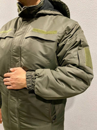 Тактическая зимняя курточка НГУ хаки. Зимний бушлат олива непромокаемый Размер 54 - изображение 11