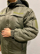 Тактическая зимняя курточка НГУ хаки. Зимний бушлат олива непромокаемый Размер 52 - изображение 11