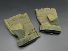 Тактичні рукавички безпалі з поліестеру Розмір XL - зображення 4