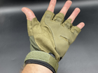 Тактичні рукавички безпалі з поліестеру Розмір XL - зображення 6