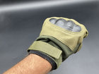 Тактичні рукавички безпалі з поліестеру Розмір XL - зображення 8