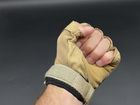 Тактические перчатки беспалые Размер L - изображение 4