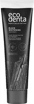 Черная отбеливающая зубная паста, без фтора - Ecodenta Black Whitening Toothpaste 75ml (856521-99722)
