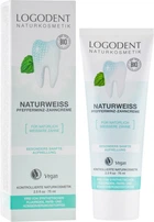 Біо-паста зубна відбілююча - Logona Logodent Naturweiss Peppermint Toothpaste 75ml (558643-26511)