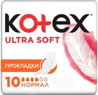 Гигиенические прокладки, 10шт - Kotex Ultra Dry&Soft Normal 10шт (792845-21427)