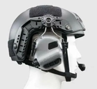 Активні навушники Earmor М32Н із кріпленням під шолом (Сірий) - зображення 4
