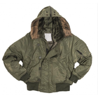 Куртка летная зимняя N2B Аляска Mil-Tec Германия олива L - изображение 3