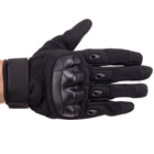 Перчатки тактические с закрытыми пальцами Zelart Action 8794 размер L Black - изображение 3