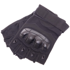 Тактичні рукавички з відкритими пальцями Zelart Action 8805 розмір M Black - зображення 5