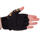Тактичні рукавички з відкритими пальцями Zelart Action 8789 розмір L Camouflage - зображення 3